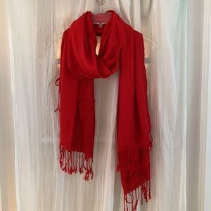 Pashmina Scarf Shawl Wrap, RED!